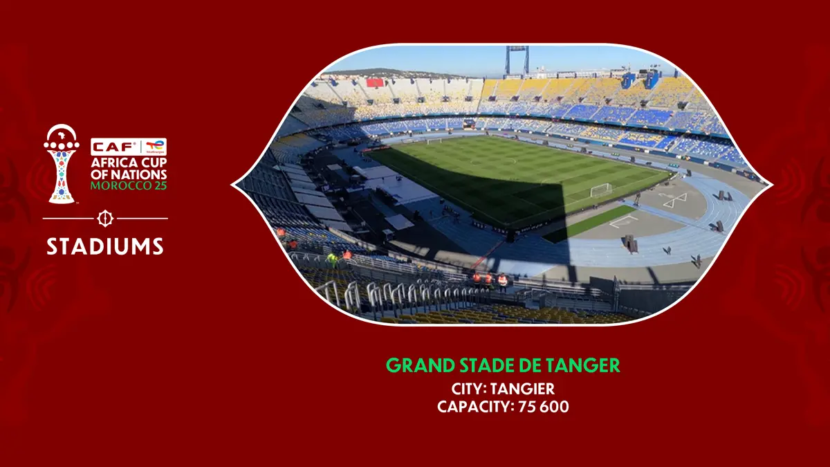 🏆 CAN 2025 à Tanger : Programme complet des matchs au Grand Stade de Tanger